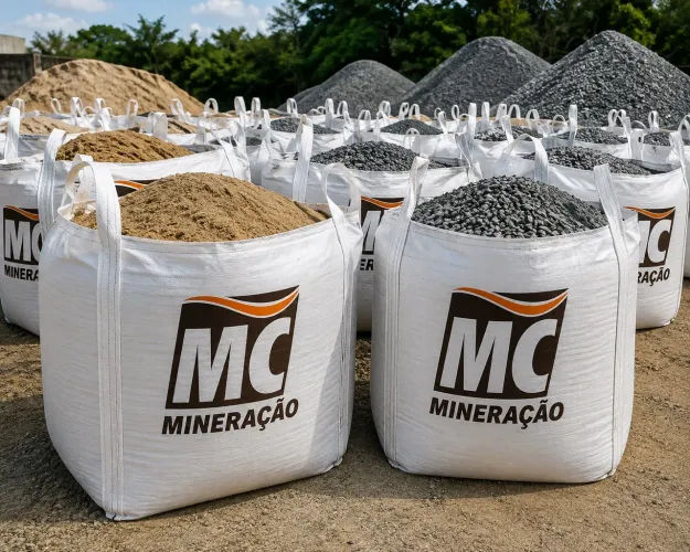 ?Big Bag? + material + quantidade/capacidade,
