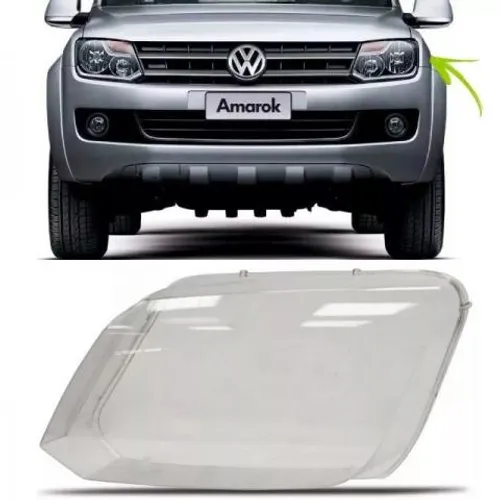 Lente Farol VW Amarok 2011 2012 2013 2014 2015 Esquerdo