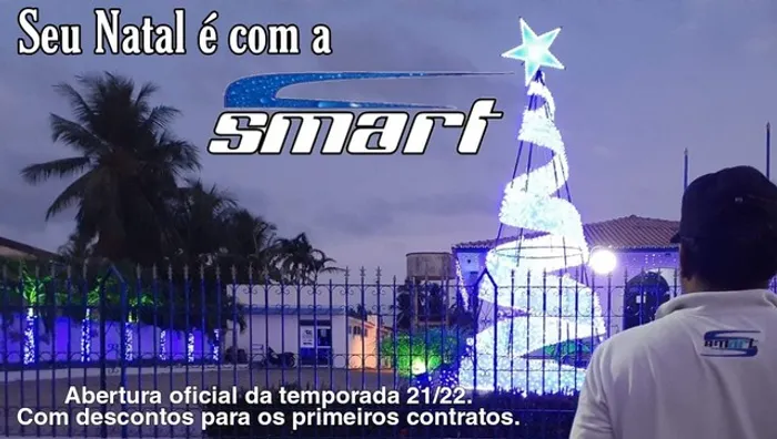 Iluminação de Natal é com a Smart!