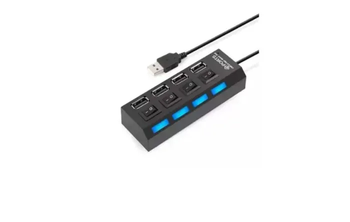 Hub usb extensor 4 portas 2.0 com interruptor lehmox - ley-21