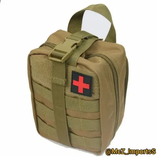 Molle tático, kit de primeiros socorros em Nylon D1000 (ultra resistente)