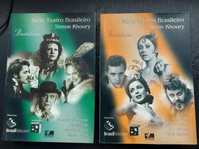 Livro Série Teatro Brasileiro de Simon Khoury - 2 volumes, mais de 1000 páginas