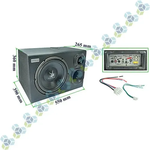 Caixa Amplificada Trio Com Sub-woofer 12" 300w Rms