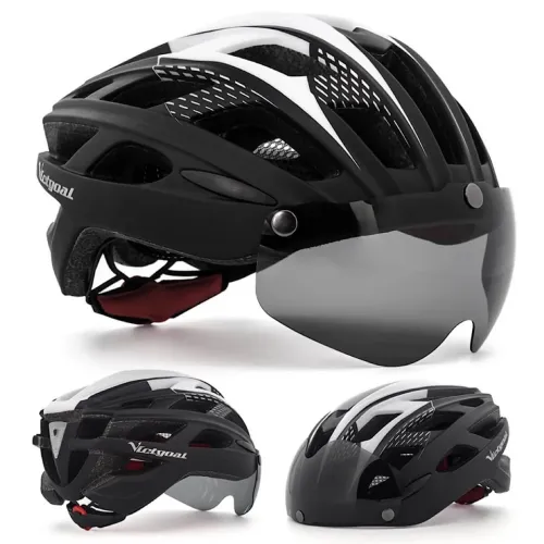 Capacete Ciclista Viseira Escura Bike Bicicleta Ciclismo Patinete