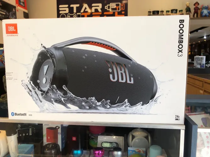 Caixa de Som JBL Boombox 3 - Som Potente e Autonomia Incrível
