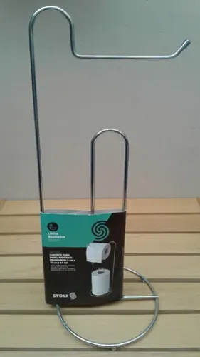 Suporte De Papel Higiênico De Pé Stolf Aramados 1408