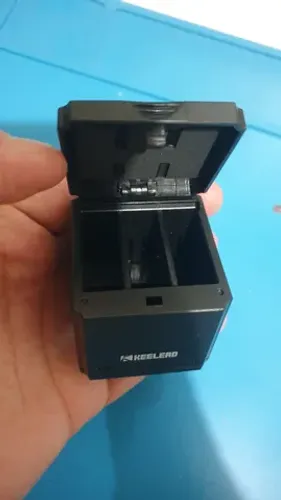 Carregador triplo para baterias Gopro