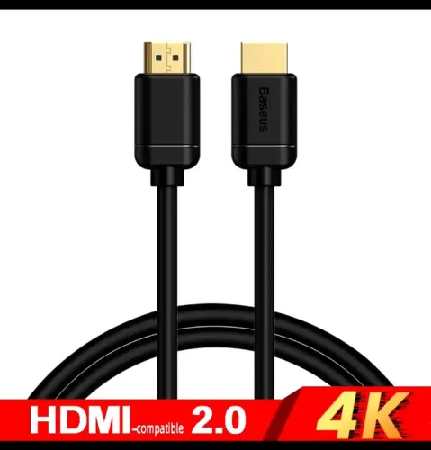 Cabo HDMI 2.0 4K Baseus - Novo 2 metros