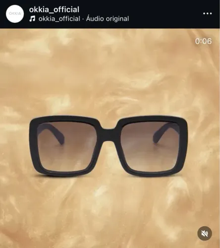 Óculos de Sol Feminino Okkia ITALIANO!
