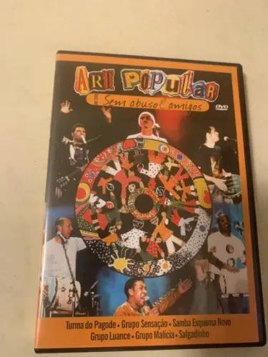 Dvd Grupo Art Popular Ao Vivo