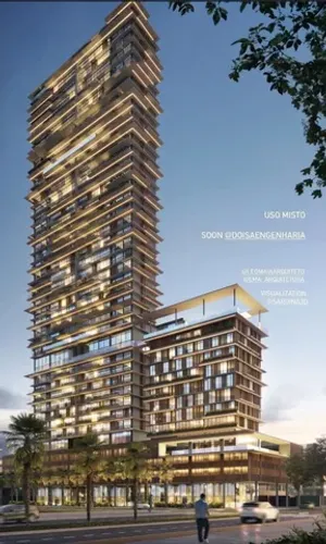 Edifício Jardins do Potengi - Apto 4/4 com 4 suítes de 229 m², 4 vagas por 2.585.388,00