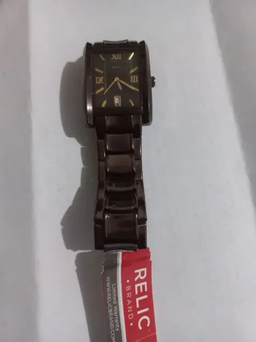 Relógio marca Relic Brand pulseira em aço inoxidável 