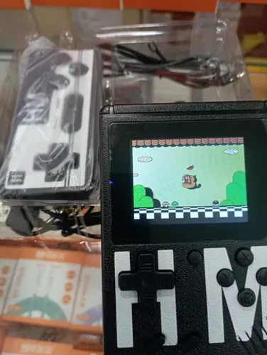 Mini game 400 jogos portátil retro com controle