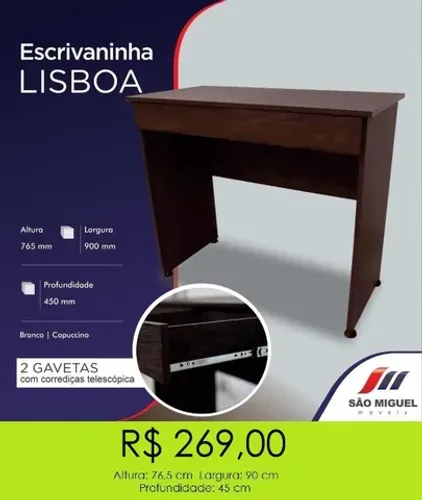 Escrivaninha pequena