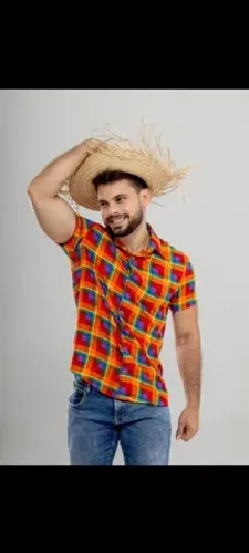 Camisas masculinas de botão