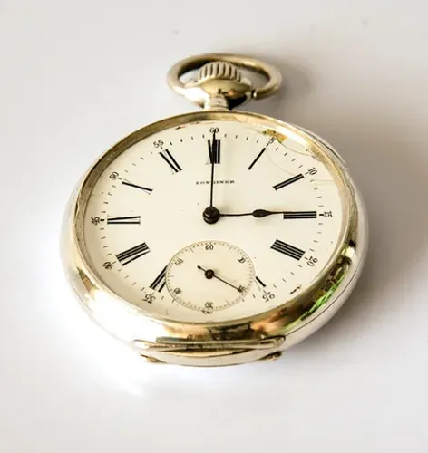 Relógio Longines Grand Prix Paris 1889 de prata. De um único dono.
