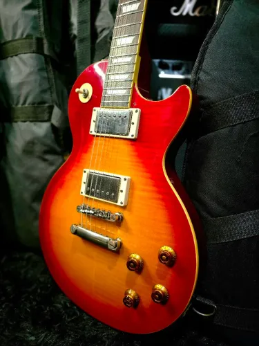 epiphone les paul standard cherry /ñ Gibson prs esp ibanez fender squier Jackson ltd sezi