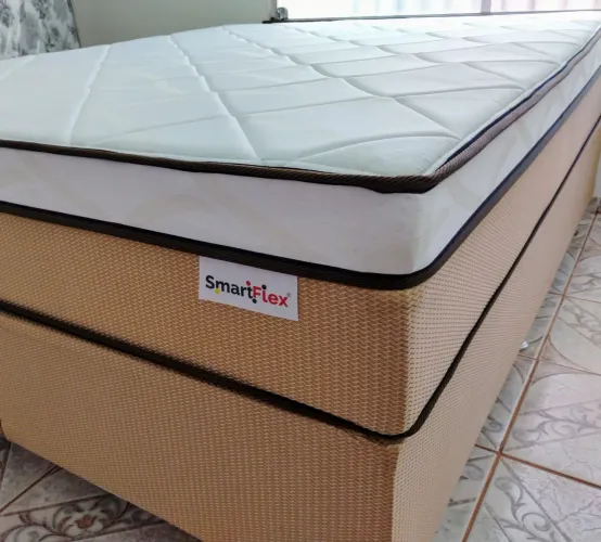 CAMA DE CASAL SMART FLEX MOLAS ENSACADAS
