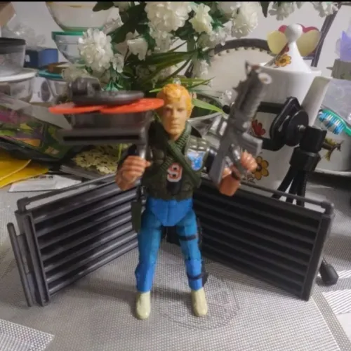 BONECO TD JACKSON COLEÇÃO RAMBO GLASSLITE ANOS 80 e 90
