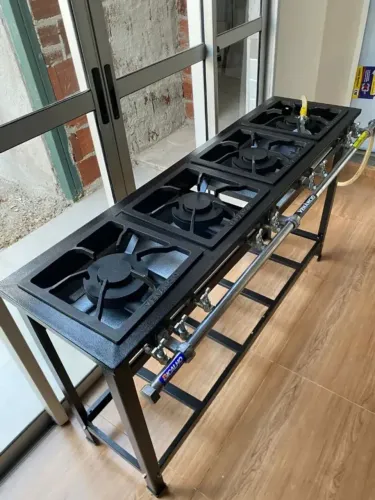 FOGÃO 4 BOCAS EM LINHA