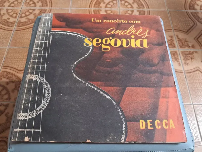 Lp disco de vinil um concerto com Andres Segovia