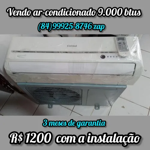 Ar-condicionado Consul 9.000 BTUs com instalação