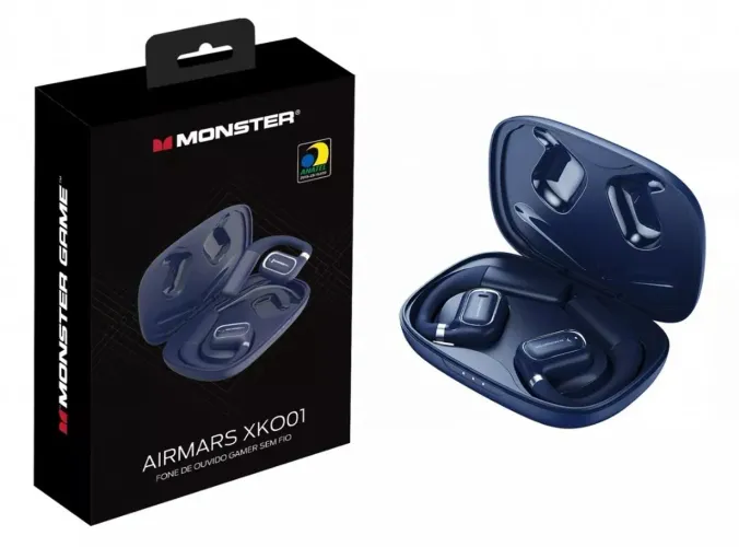 Fone de Ouvido Gamer Monster Airmars XKO01 Sem Fio