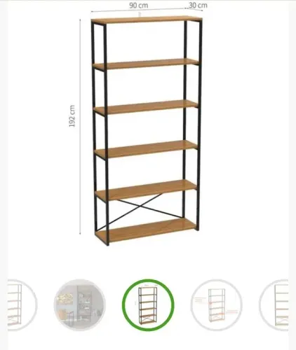 Prateleira estilo industrial