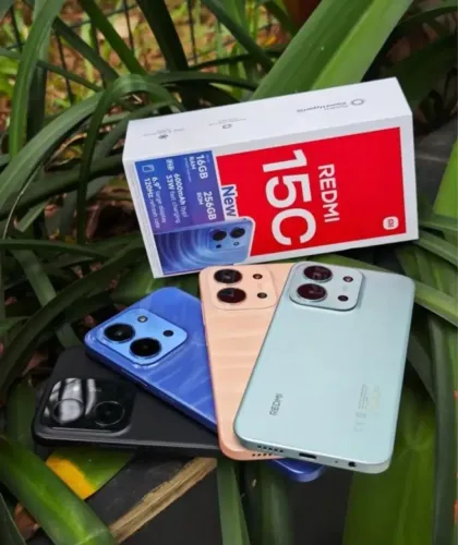 Redmi 15c 128GB 04GB RAM Novo Entregamos R$850,00 Preto Verde Azul Laranja