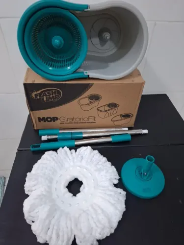 Mop giratório flash limp por 99,00 reais