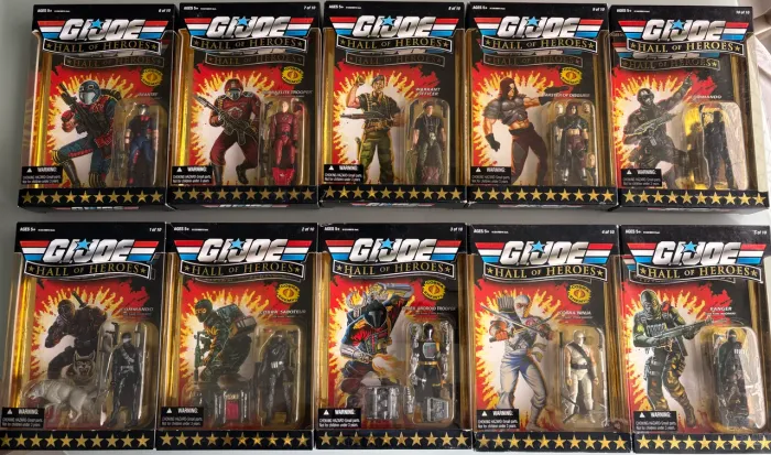 Coleção completa Gi joe Hall of Heroes 25th