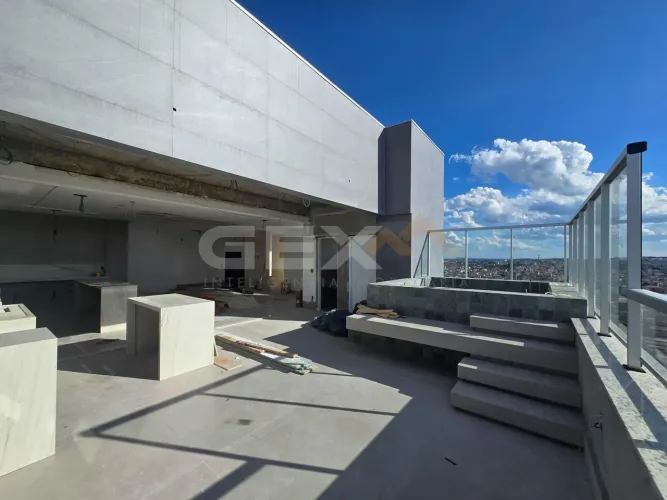 Cobertura duplex em construção no Centro, 4 quartos com 2 suítes, sendo 1 maste