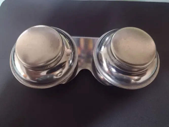 Recipiente de pintura duplo em aço inox