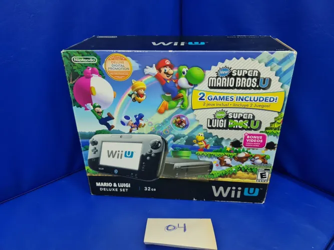 Nintendo Wii U Mario & Luigi Deluxe Set somente a caixa