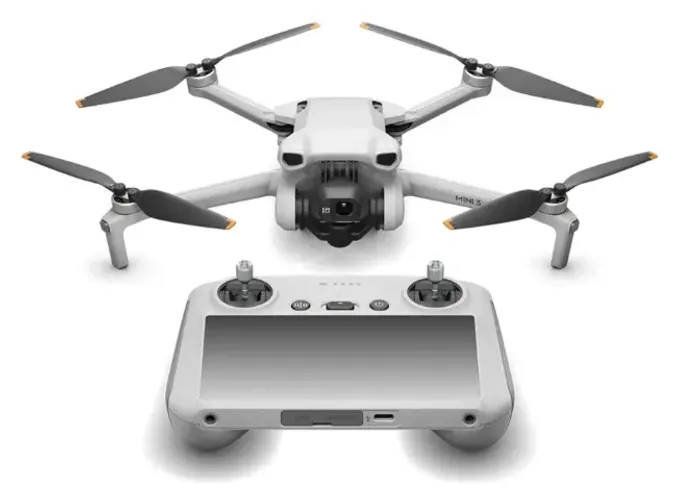 Drone Dji Mini 3 (dji Rc) + Fly More Combo Com Tela - Dji033
