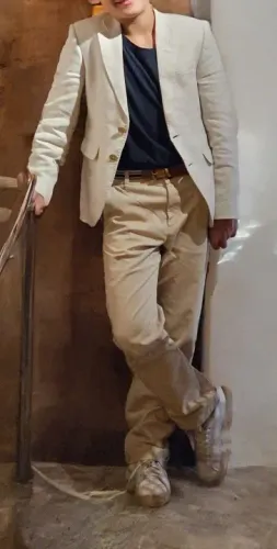 Paletó / Blazer Brooksfield Júnior 100% linho