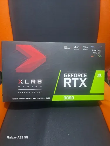 CAIXA VAZIA VGA PNY RTX 3060 XLR8 GAMING - Sem detalhes 