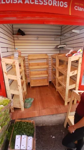Gôndolas, ilhas para hortfrut