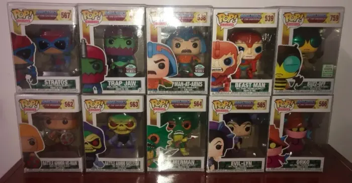 Coleção He-man - Masters Of Universe - 10 Funkos - Raro