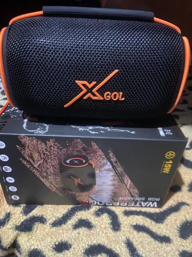 Caixa de som original XGOL a prova da água 