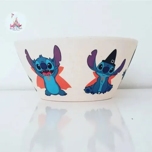 Potes de Halloween Stitch super fofo