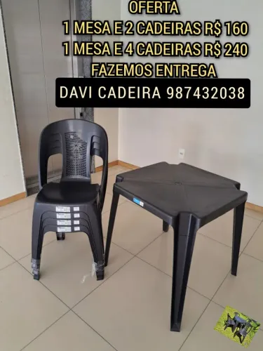 CONJUNTO DE MESA E CADEIRA AUWMD.D ISME.D USMS D7A.E DKE. XU SME. E ENTREGO HOJE