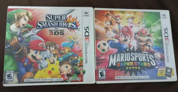 Jogos Nintendo 3DS: Mario Sports, Smash Bros