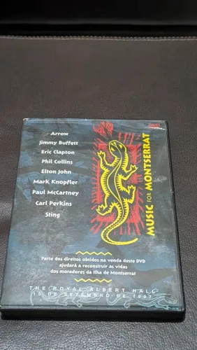 DVD Music for Montserrat Original (Raro) - Paul McCartney, Eric Clapton, Sting