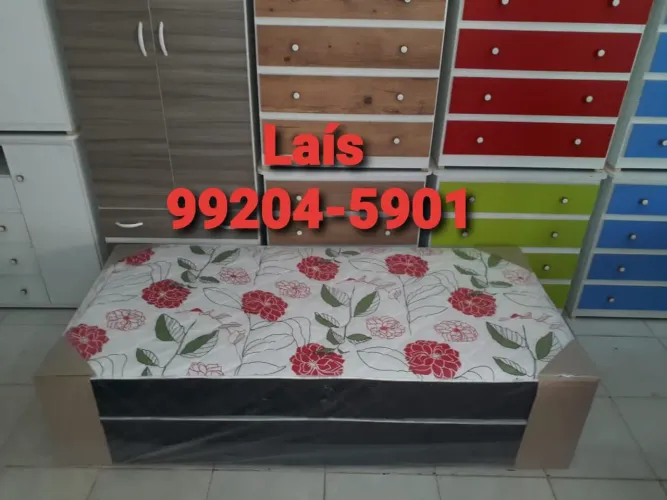 Cama Box de solteiro-017