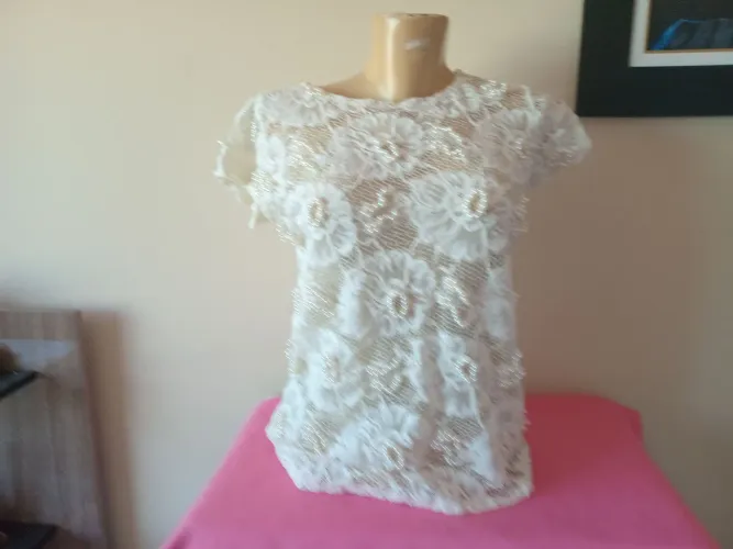 Camisa renda, nova