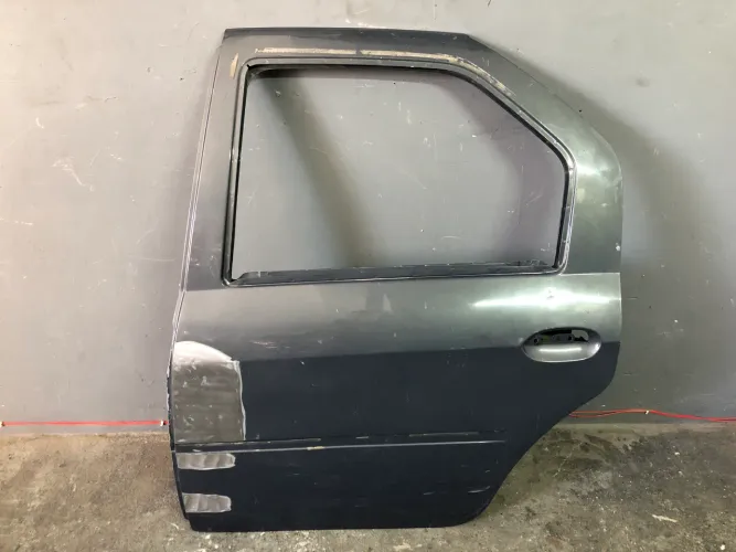 Porta Renault Logan 2007 Á 2014 Traseira Lado Esquerdo  