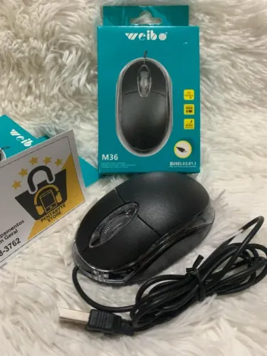 Mouse USB Novo Imperdível