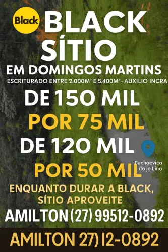  Sítios em Tijuco Preto e também em Goiabeiras,  Domingos Martins, pego veículos, parcelo 