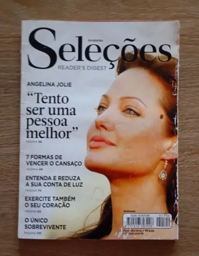 Revista Seleções Reader's Digest Fevereiro 2015 ( Capa Angelina Jolie )